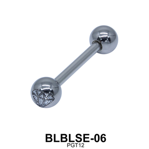Diamond Surgical Steel Tongue Piercing BLBLSE-06